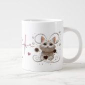 ソフトポーズシンフォニー – 20 ozジャンボマグカップエレガント付 ジャンボコーヒーマグカップ (右)