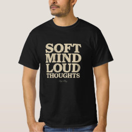 ソフトマインド・ラウドソーツ・ミニマリスト・ヴィンテージ Tシャツ