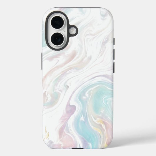 ソフトマーブルウェーブ Case-Mate iPhoneケース (裏面)