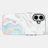ソフトマーブルウェーブ Case-Mate iPhoneケース (裏面 (横))