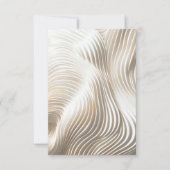 ソフトマーブル結婚の食事の選択RSVP 出欠カード (正面)