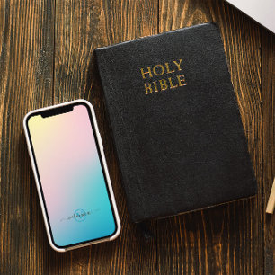 ソフトミニマルグラディエントモダンモノグラム Case-Mate iPhone 14ケース