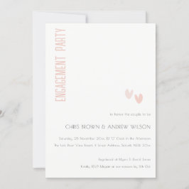 ソフトミニマルダスキピエレガントンクハート婚約 招待状