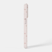 ソフトミニマルハート柄 iPhoneケース (右側面)