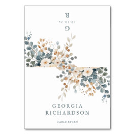 ソフトミュート自然トーンフローラウォータータロ座席表 テーブルナンバー