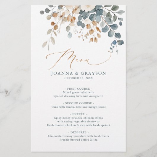 ソフトミュート自然トーンフローラウォーター結婚カラー (正面)