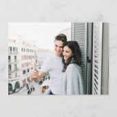 ソフトミュート自然トーンフローラウォーター結婚カラー エンクロージャーカード (裏面)