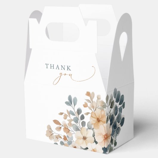 ソフトミュート自然トーンフローラウォーター結婚カラー フェイバーボックス (オープン)