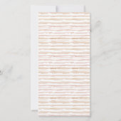 ソフトミュート赤面ピンクカボチャフローラメニューカード サンキューカード (裏面)