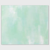 ソフトミント抽象芸術 ラッピングペーパー (フラット)