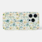 ソフトメドウデイジー水彩画 iPhoneケース (裏面横)