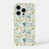 ソフトメドウデイジー水彩画 iPhoneケース (裏面)