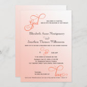 ソフトメロンスクリプト神は愛クリスチャン結婚ズ 招待状 (正面/裏面)