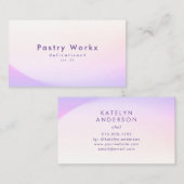 ソフトモダングラディエント最小主義トレンドオリジナル 名刺 (正面/裏面)