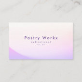 ソフトモダングラディエント最小主義トレンドオリジナル 名刺 (正面)