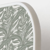 ソフトモダンセージグリーンボーパーソナライズされたホ ピックルボールラケット (左詳細)