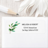 ソフトユーカリ葉スミニマリスト ラベル (インサイチュ)