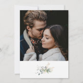 ソフトユーカリ金ゴールド写真 セーブザデート (裏面)