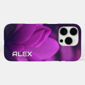 ソフトライトの紫色の花 Case-Mate iPhoneケース (裏面 (横))