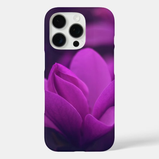 ソフトライトの紫色の花 Case-Mate iPhoneケース (裏面)