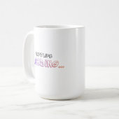 ソフトライフロード中 エステティック 引用 コーヒーマグカップ (正面左)