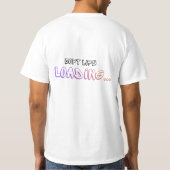 ソフトライフロード中　美意識の引用Tシャツ Tシャツ (裏面)