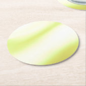 ソフトライムプリントペーパコースター ラウンドペーパーコースター (アングル)