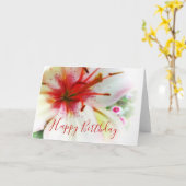 ソフトライリー カード (黄色い花)