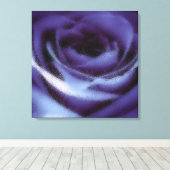 ソフトラベンダーガラスバラ キャンバスプリント (インサイチュ (ウッドフロア))
