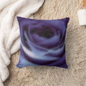 ソフトラベンダーガラスバラ クッション (ブランケット)