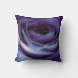 ソフトラベンダーガラスバラ クッション