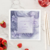 ソフトラベンダーシー結婚ルフローラのナプキン (インサイチュ)