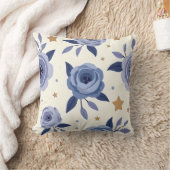 ソフトラベンダーブルー装飾用クッションデザイン クッション (ブランケット)