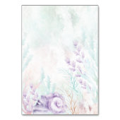 ソフトラベンダーミント結婚海のテーブル番号 テーブルナンバー (裏面)