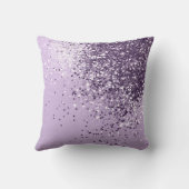 ソフトラベンダーレディグリッター#1 (フェイクグリッター) #art クッション (裏面)