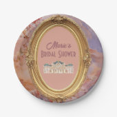 ソフトルネッサンスロコエステティックブライダルシャワー ペーパープレート (正面)