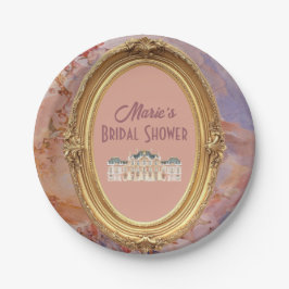 ソフトルネッサンスロコエステティックブライダルシャワー ペーパープレート