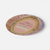 ソフトルネッサンスロコエステティックブライダルシャワー ペーパープレート (アングル)