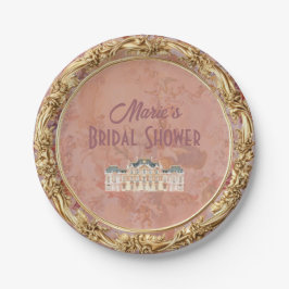 ソフトルネッサンスロコエステティックブライダルシャワー ペーパープレート