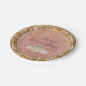 ソフトルネッサンスロコエステティックブライダルシャワー ペーパープレート (アングル)