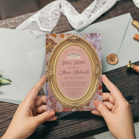 ソフトルネッサンスロコエステティックブライダルシャワー 招待状