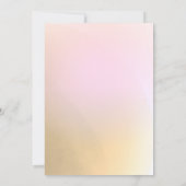 ソフトレインボーパステルサーキュラ結婚ーズ 招待状 (裏面)