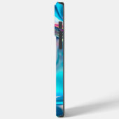 ソフトレインボーパステルモダン抽象芸術アート Case-Mate iPhoneケース (裏面 / 左)