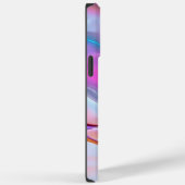 ソフトレインボーパステルモダン抽象芸術アート Case-Mate iPhoneケース (裏面 / 右)