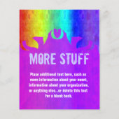 ソフトレインボーフレーミングイベントフライヤー チラシ (裏面)