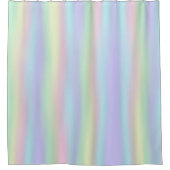 ソフトレインボーホログラフィック シャワーカーテン (正面)