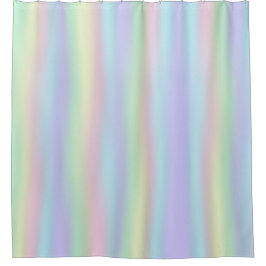 ソフトレインボーホログラフィック シャワーカーテン