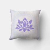 *~*ソフトレイ霊気エネルギー修復ロータスラベンダー  クッション (裏面)