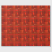 ソフトレッド格子縞の包装紙 ラッピングペーパー (フラット)