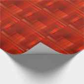 ソフトレッド格子縞の包装紙 ラッピングペーパー (コーナー)